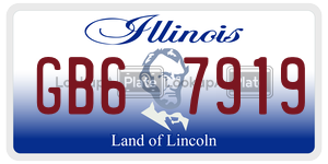 GB67919  license plate in IL