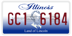GC16184  license plate in IL