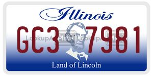 GC37981 license plate in Illinois