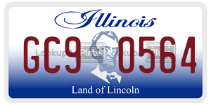 GC90564  license plate in IL