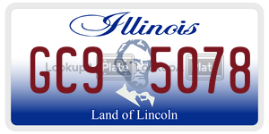 GC95078  license plate in IL