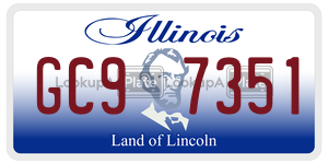 GC97351  license plate in IL