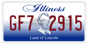 GF72915  license plate in IL