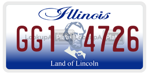 GG14726  license plate in IL