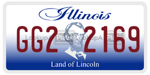 GG22169  license plate in IL