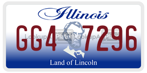 GG47296  license plate in IL
