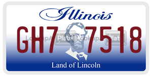 GH77518  license plate in IL