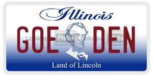GOEDEN  license plate in IL