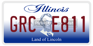 GRCE811  license plate in IL