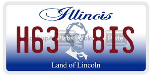 H638IS license plate in Illinois