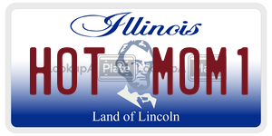HOTMOM1  license plate in IL
