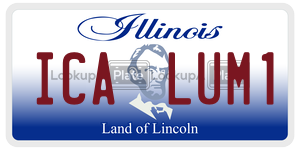 ICALUM1  license plate in IL