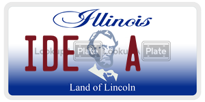 IDEA  license plate in IL