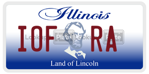 IOFRA license plate in Illinois