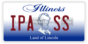 IPASS license plate in Illinois