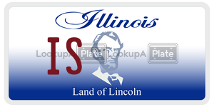 IS license plate in Illinois