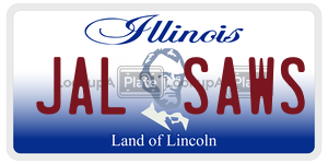 JALSAWS  license plate in IL
