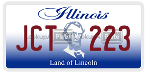 JCT223  license plate in IL