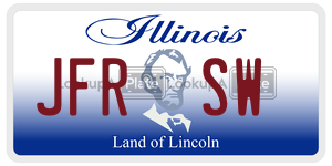 JFRSW  license plate in IL