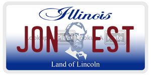 JONEST license plate in Illinois