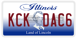KCKDAC6 license plate in Illinois