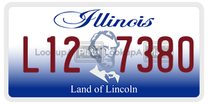 L127380  license plate in IL