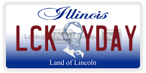 LCKYDAY license plate in Illinois