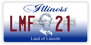 LMF21  license plate in IL