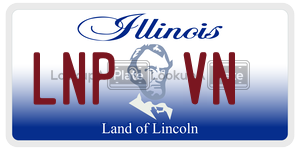 LNPVN  license plate in IL
