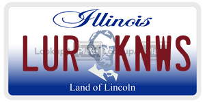 LURKNWS  license plate in IL