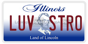 LUVSTRO  license plate in IL