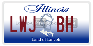 LWJBH  license plate in IL