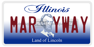 MARYWAY  license plate in IL
