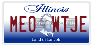 MEOWTJE  license plate in IL