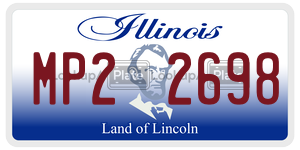 MP22698  license plate in IL