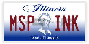 MSPINK license plate in Illinois