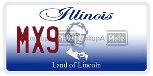 MX9 license plate in Illinois