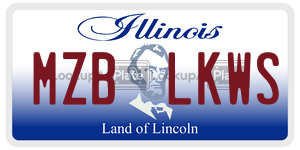 MZBLKWS  license plate in IL