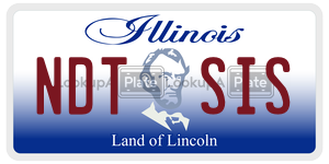 NDTSIS  license plate in IL