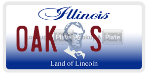 OAKS license plate in Illinois