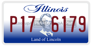 P176179 license plate in Illinois