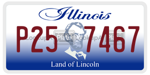 P257467  license plate in IL