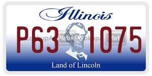 P631075  license plate in IL