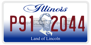 P912044  license plate in IL