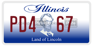 PD467 license plate in Illinois