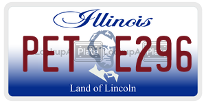 PETE296  license plate in IL