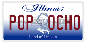 POPOCHO license plate in Illinois