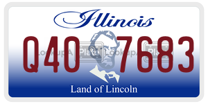 Q407683 license plate in Illinois