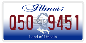 Q509451 license plate in Illinois