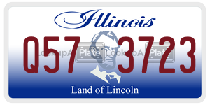 Q573723 license plate in Illinois